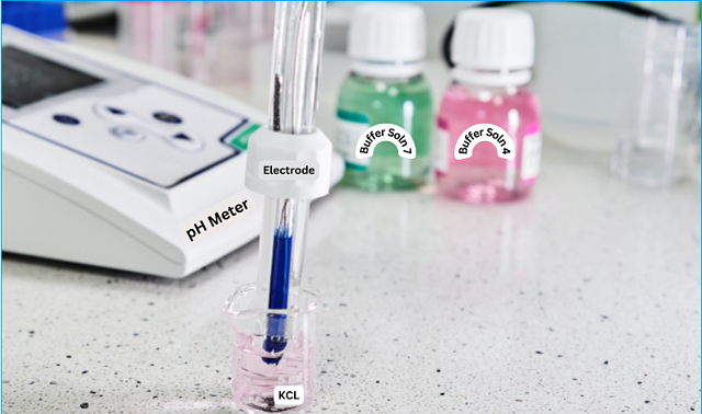 pH meter calibration procedure