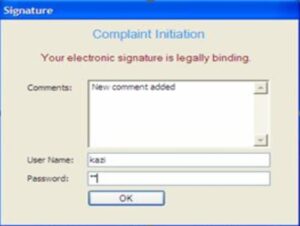 Electronic signature